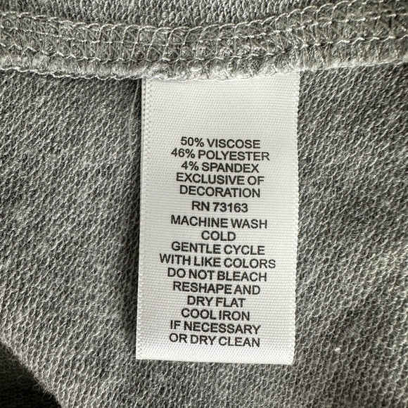 Cable & Gauge gray cowl-neck pullover sweater Medium - Picture 10 of 10